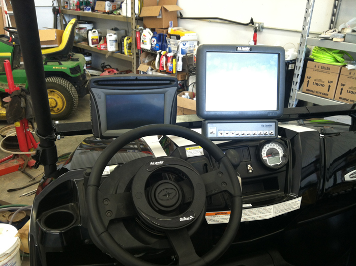 Youngblut AG Precision Farming Screen System in Polaris Ranger Youngblut AG Precision Farming Screen System in Polaris Ranger