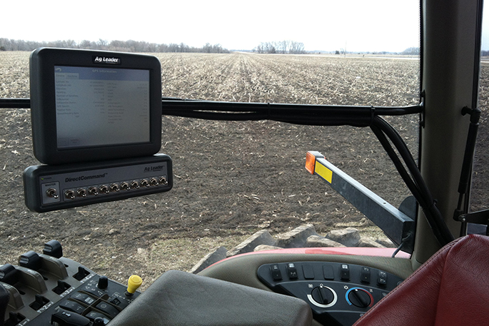 Youngblut AG Precision Farming Screen in Field